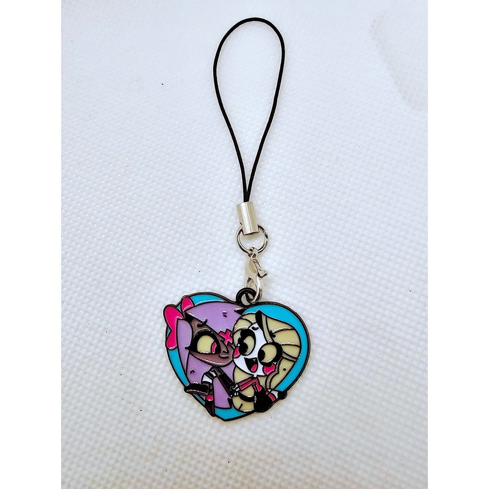 Charlie & Vaggie Hazbin Hotel Phone Charm! (Other characters Available too!)